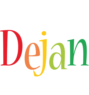 Dejan birthday logo