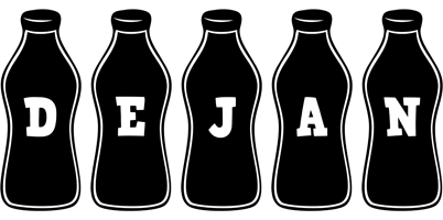 Dejan bottle logo