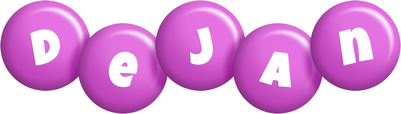 Dejan candy-purple logo