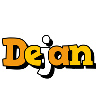 Dejan cartoon logo