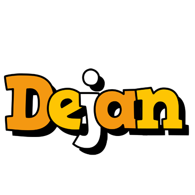 Dejan cartoon logo