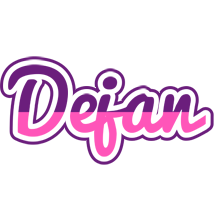 Dejan cheerful logo