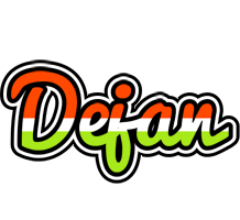 Dejan exotic logo