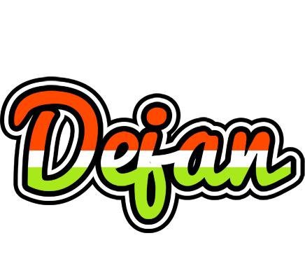 Dejan exotic logo