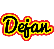 Dejan flaming logo