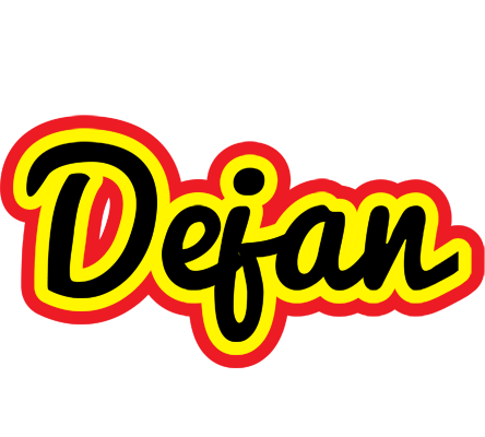 Dejan flaming logo