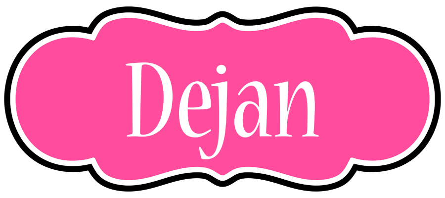 Dejan invitation logo