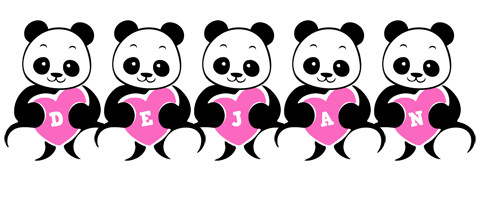 Dejan love-panda logo