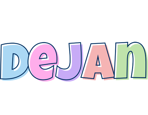 Dejan pastel logo
