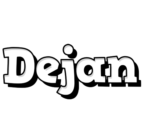 Dejan snowing logo