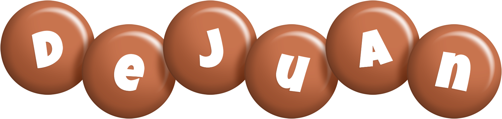 Dejuan candy-brown logo