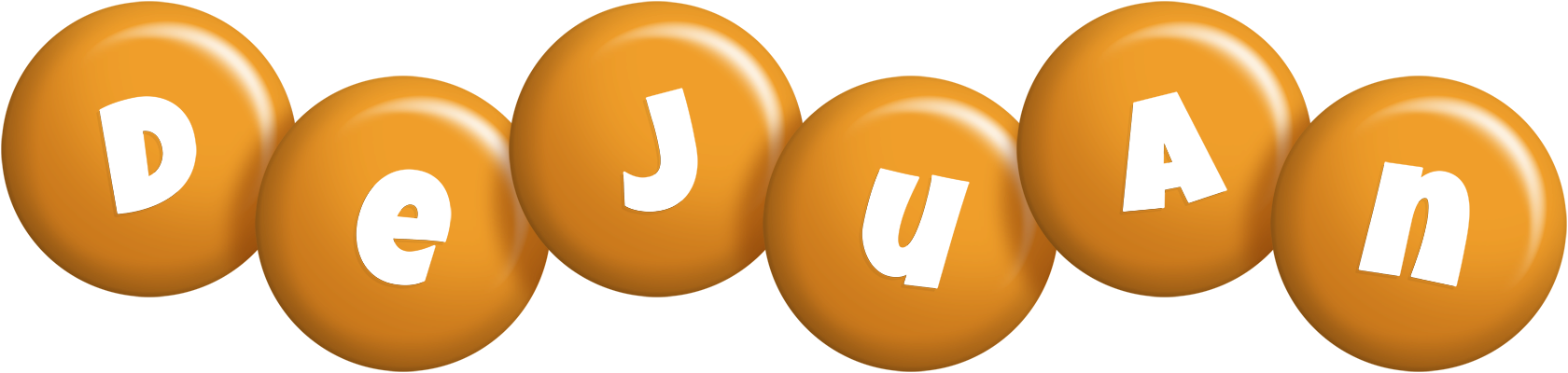Dejuan candy-orange logo