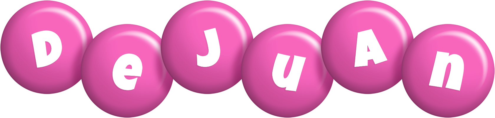 Dejuan candy-pink logo