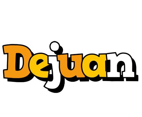 Dejuan cartoon logo