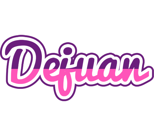 Dejuan cheerful logo