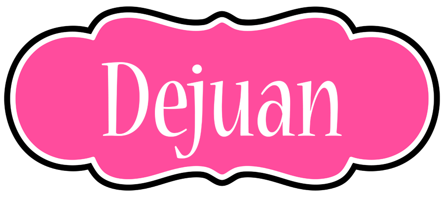 Dejuan invitation logo