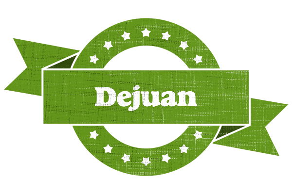 Dejuan natural logo