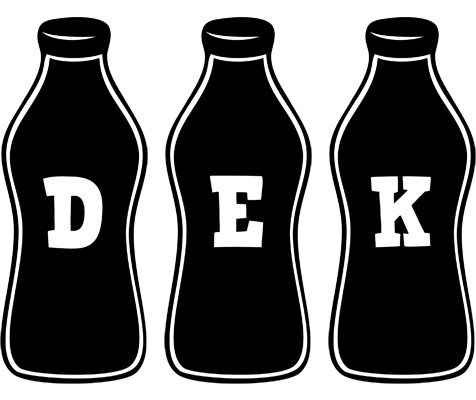 Dek bottle logo