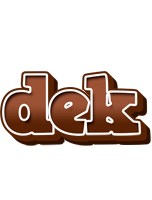 Dek brownie logo