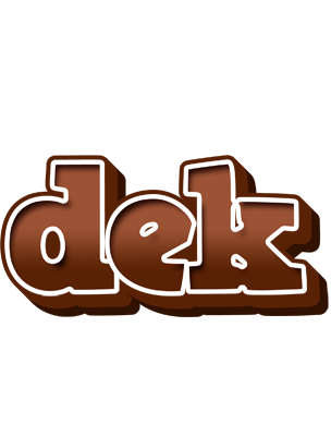 Dek brownie logo