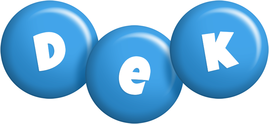 Dek candy-blue logo