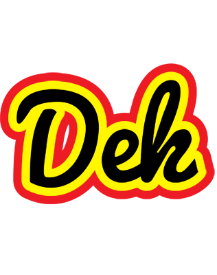 Dek flaming logo