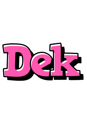 Dek girlish logo