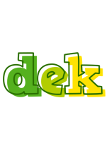 Dek juice logo