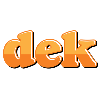 Dek orange logo