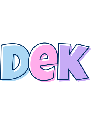 Dek pastel logo
