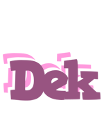 Dek relaxing logo