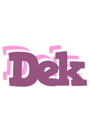 Dek relaxing logo