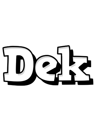 Dek snowing logo