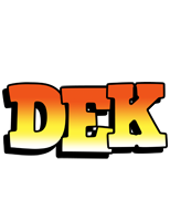 Dek sunset logo