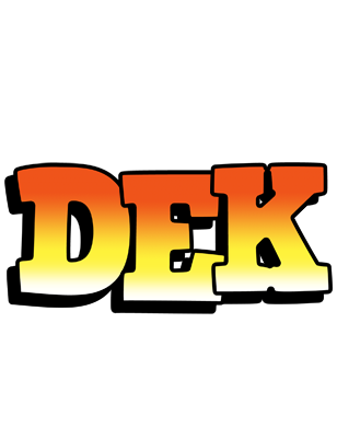 Dek sunset logo