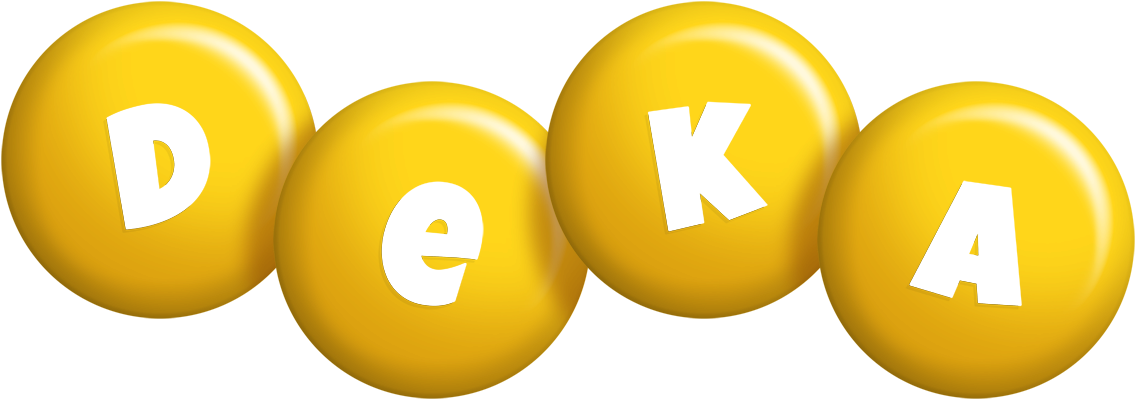 Deka candy-yellow logo