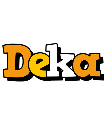 Deka cartoon logo