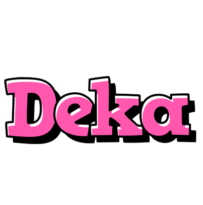 Deka girlish logo