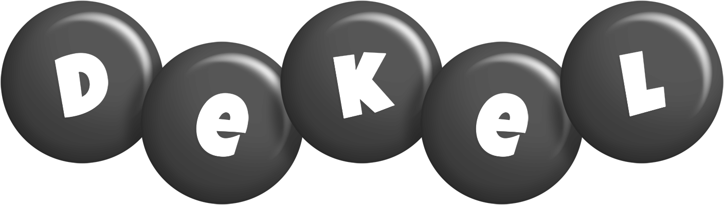 Dekel candy-black logo