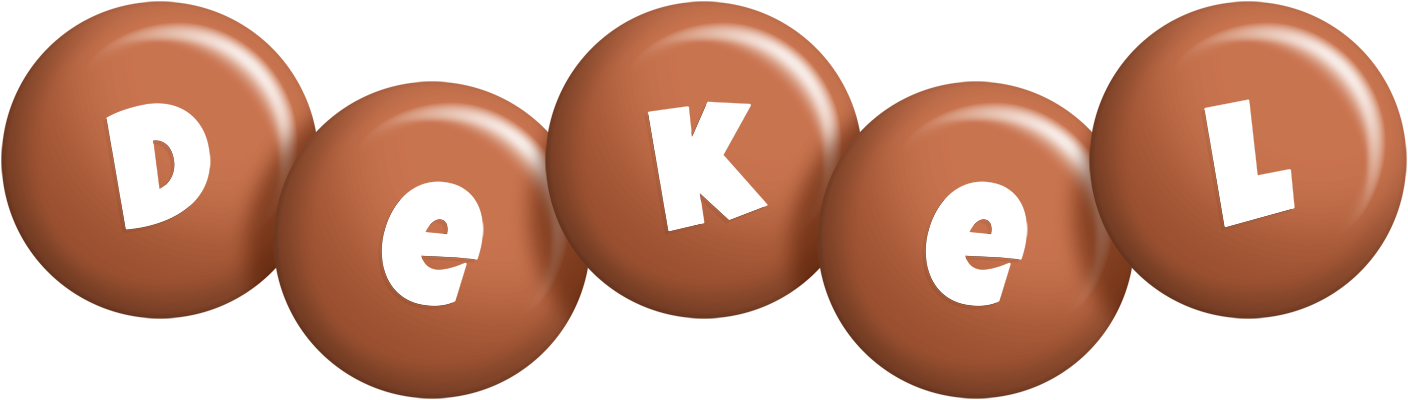Dekel candy-brown logo