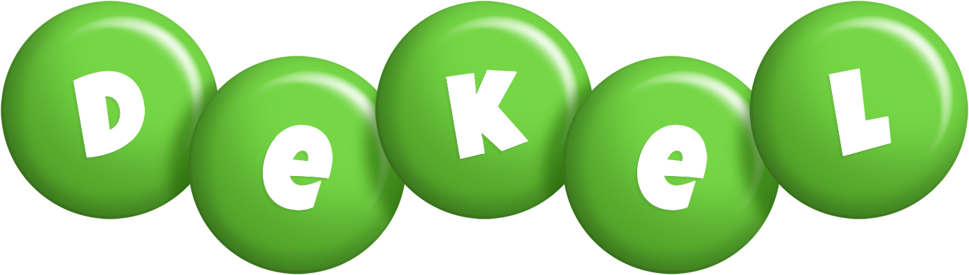 Dekel candy-green logo