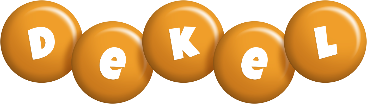 Dekel candy-orange logo