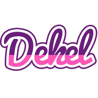 Dekel cheerful logo