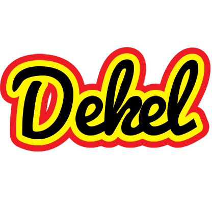 Dekel flaming logo