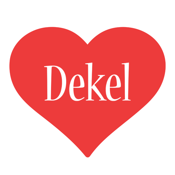 Dekel love logo