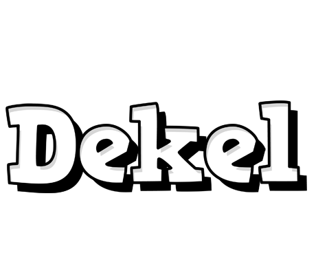 Dekel snowing logo