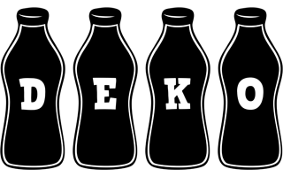 Deko bottle logo