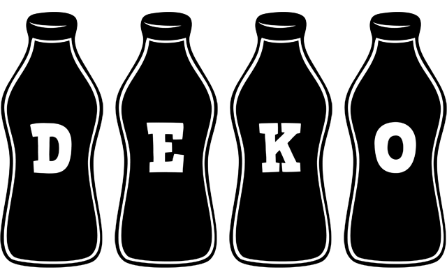Deko bottle logo