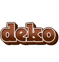 Deko brownie logo