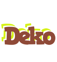 Deko caffeebar logo